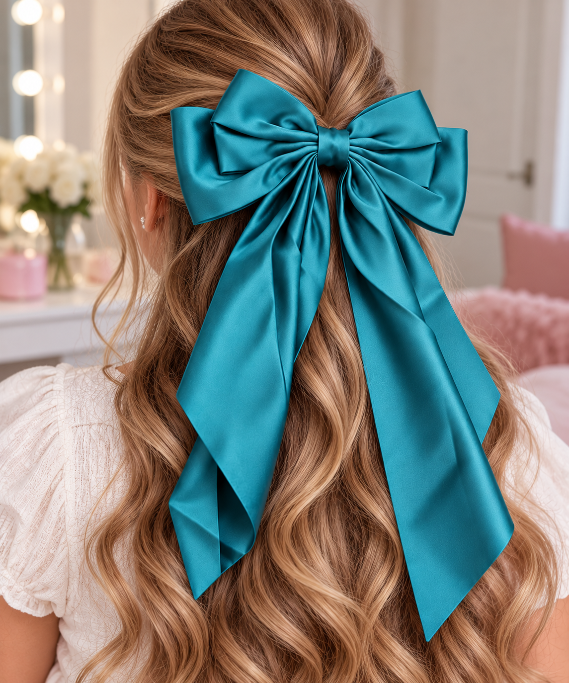 Oversized Satin Bows